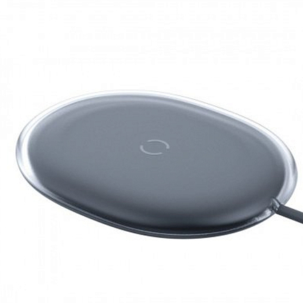 Беспроводная зарядка для телефона 15W Baseus Jelly (быстрая зарядка) черная