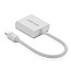 Переходник Mini DisplayPort - DVI-D (папа - мама) 15 см Ugreen 10402 серебристый