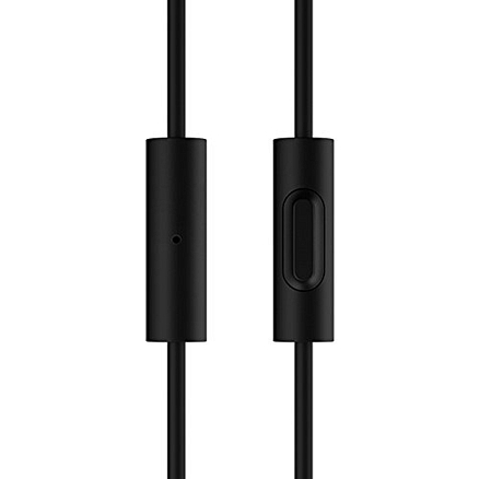 Наушники Xiaomi Basic вакуумные c микрофоном черно-красные