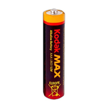 Батарейка LR03 Alkaline (пальчиковая маленькая AAA) Kodak MAX 1 шт.