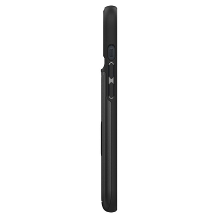 Чехол для iPhone 13 гибридный со слотом для карты Spigen Slim Armor CS черный