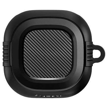 Чехол для Samsung Galaxy Buds Live, Buds Pro гелевый Spigen SGP Rugged Armor черный