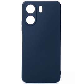 Чехол для Poco C65 силиконовый Color Soft Touch темно-синий