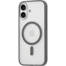 Чехол для телефона uBear Cloud Mag Case для iPhone 17 (серый)