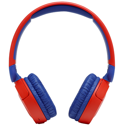 Наушники беспроводные Bluetooth для детей JBL JR310BT накладные складные красно-синие
