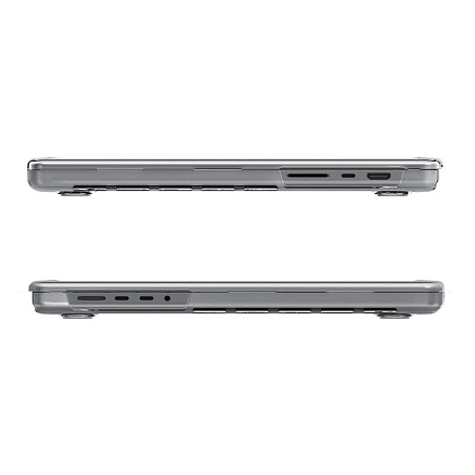 Чехол для Apple MacBook Pro 16 2021 A2485 пластиковый Spigen SGP Thin Fit прозрачный
