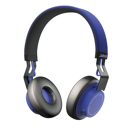 Наушники беспроводные Bluetooth Jabra Move Wireless накладные с микрофоном синие