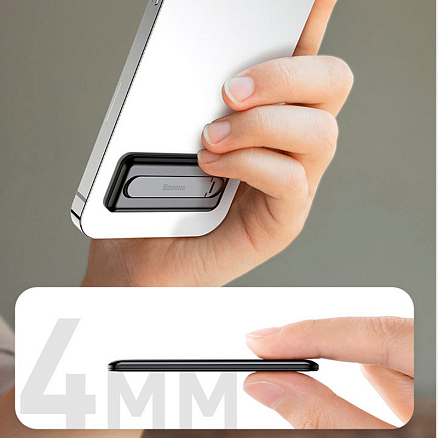 Подставка для телефона складная портативная Baseus Foldable Bracket черная