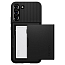 Чехол для Samsung Galaxy S22+ гибридный со слотом для карты Spigen Slim Armor CS черный
