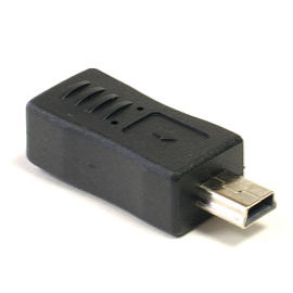 Адаптер MicroUSB мама - MiniUSB папа