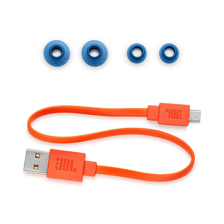 Наушники беспроводные Bluetooth JBL Live 200BT вакуумные с микрофоном и пультом синие