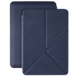 Чехол для Amazon Kindle Paperwhite 4 (2018) кожаный Nova-06 Origami темно-синий