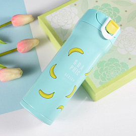 Термос (термобутылка) Frutty Banana 480 мл голубой