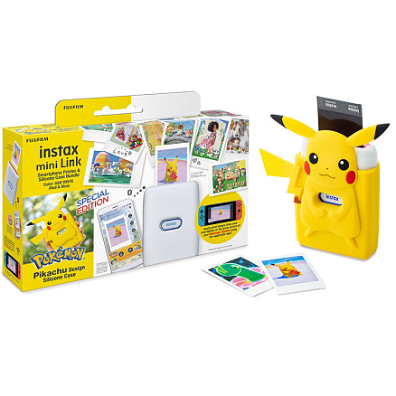 Набор подарочный Fujifilm Instax Mini Link Nintendo Switch SE Pokemon белый