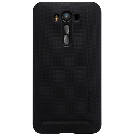 Чехол для Asus Zenfone 2 Laser ZE550KL пластиковый тонкий Nillkin Super Frosted черный