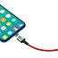 Кабель USB - MicroUSB для зарядки 2 м 1.5А магнитный плетеный Baseus Zinc красный
