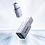 Переходник USB B - Type-C (папа - мама) Ugreen US382 серый