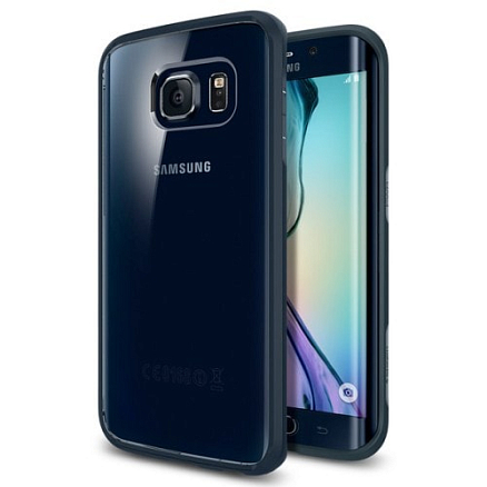 Чехол для Samsung Galaxy S6 гибридный Spigen SGP Ultra Hybrid прозрачно-графитовый