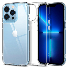 Чехол для iPhone 13 Pro гибридный Spigen Quartz Hybrid прозрачный
