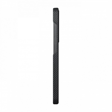 Чехол для Samsung Galaxy S24 кевларовый тонкий Pitaka MagEZ 4 черно-серый