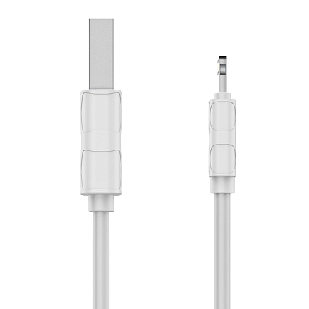 Кабель USB - Lightning для зарядки iPhone 1 м 2.1А Baseus Yaven белый