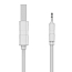 Кабель USB - Lightning для зарядки iPhone 1 м 2.1А Baseus Yaven белый