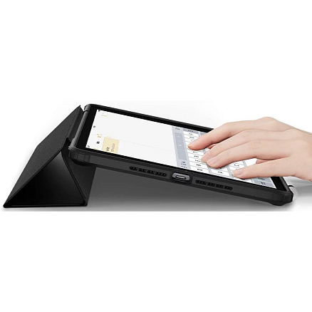 Чехол для iPad 10.2 2019, 2020, 2021 книжка Spigen Ultra Hybrid Pro черный
