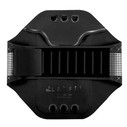 Чехол универсальный для телефона до 4.7 дюйма спортивный наручный Baseus Sports Armband черный