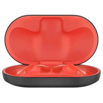 Наушники TWS беспроводные Bluetooth Haylou PurFree Buds OW01 вкладыши с микрофоном для спорта оранжевые