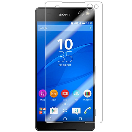 Защитное стекло для Sony Xperia C5 Ultra Dual на экран противоударное