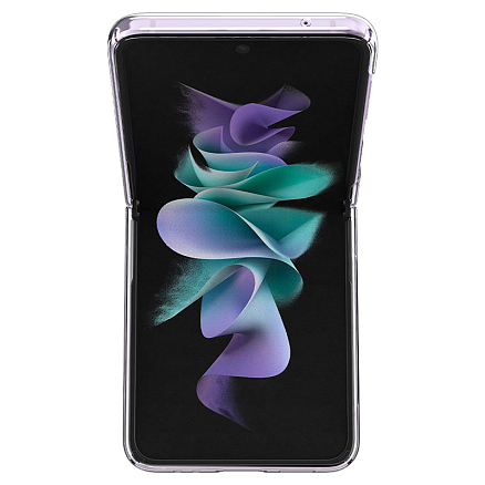 Чехол для Samsung Galaxy Z Flip 3 пластиковый ультратонкий Spigen Air Skin прозрачный