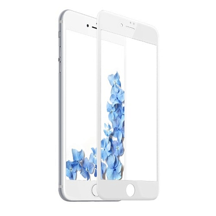 Защитное стекло для iPhone 7, 8 противоударное Baseus SGAPIPH7-PE02 3D 0.23 мм белое