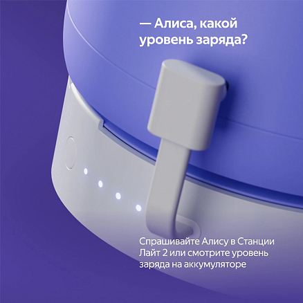 Внешний аккумулятор для Яндекс Станции Лайт 2 YNDX-00651 2500мАч белый