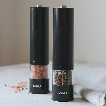 Электрическая мельница для специй Miru Blackcoal KA035 черная