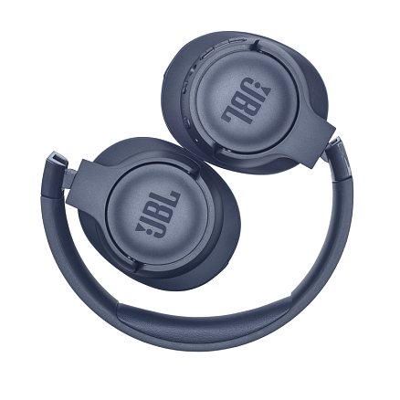 Наушники беспроводные Bluetooth JBL Tune 760NC полноразмерные с микрофоном и активным шумоподавлением синие