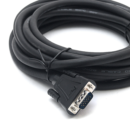 Кабель VGA - VGA (папа-папа) длина 5 м Dtech DT-6952