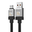 Кабель Type-C - USB для зарядки 1 м 100W 6A Baseus CoolPlay CAKW000601 (быстрая зарядка) черный