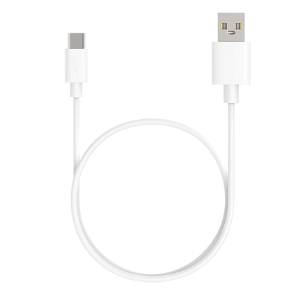 Зарядное устройство автомобильное с двумя USB входами 5.2A и Type-C кабелем Maxvi CCM-522 Plus T белое