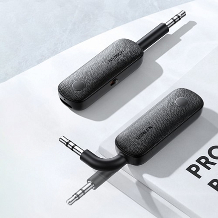 Bluetooth аудио адаптер (ресивер) разъем 3,5 мм Ugreen CM403 с громкой связью черный