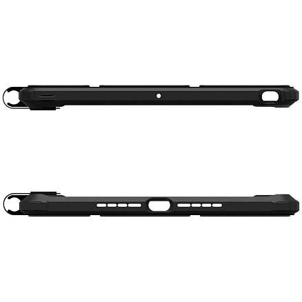 Чехол для iPad 10.2 2019, 2020, 2021 книжка Spigen Ultra Hybrid Pro черный