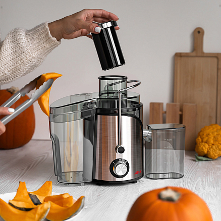 Соковыжималка электрическая Aresa AR-2502 черная