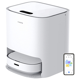 Робот-пылесос с влажной уборкой Dreame Bot W10 белый (международная версия)