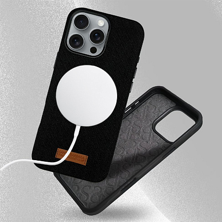 Чехол для iPhone 16 Pro гибридный Santa Barbara Polo & Racquet Club Leonard черный
