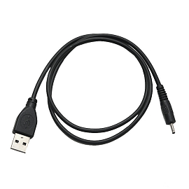 Кабель USB - DC-jack 2,5 мм (как тонкий разъем Nokia) для зарядки длина 0,7 м 2A Cablexpert черный