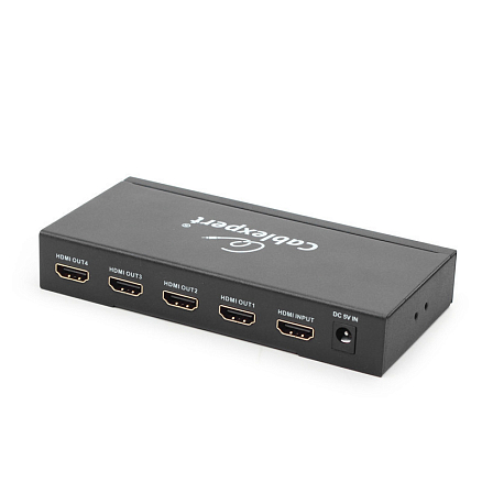 HDMI Splitter (разветвитель) на 4 порта (1 HDMI вход на 4 HDMI выхода) Cablexpert