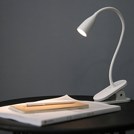 Лампа светодиодная настольная беспроводная с гибкой ножкой на прищепке Xiaomi Yeelight J1 Spot белая