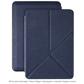 Чехол для Amazon Kindle 658 2019 кожаный Nova-06 Origami темно-синий