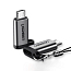 Переходник MicroUSB - Type-C (папа - мама) Ugreen US282 серый