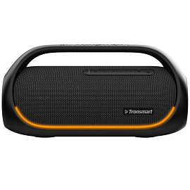 Портативная колонка Tronsmart Bang с защитой от воды, подсветкой, USB, поддержкой MicroSD карт и аккумулятором черная