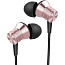 Наушники 1More E1009 Piston Fit вакуумные с микрофоном розовые